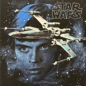 Vintage 1995 Star Wars tshirt Luke Skywalker